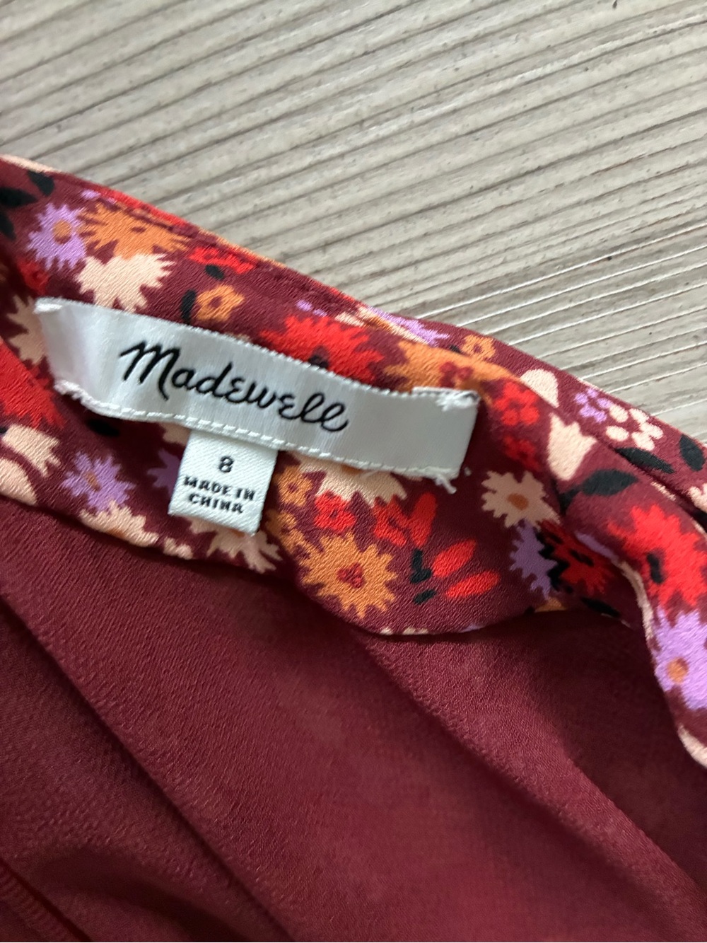 Madewell Ditsy Floral Mini Dress Spring Prairie - Picture 6 of 6
